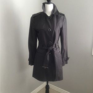 Banana Republic Classic trench coat, dark grey, size S.